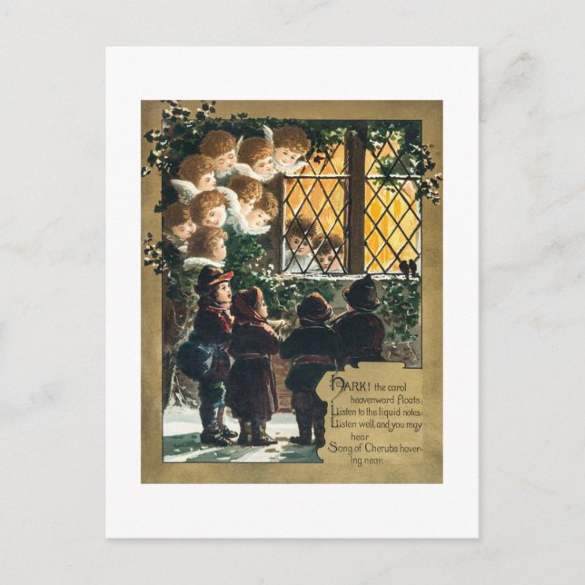 Postal Festiva Vintage Christmas (Anverso)