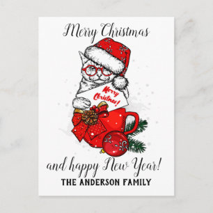 Postal Festiva Vintage  Christmas