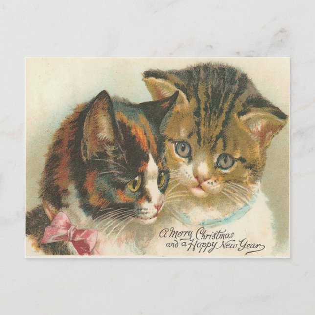 Postal Festiva Vintage Christmas (Anverso)