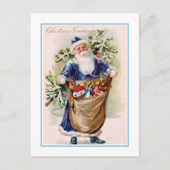Postal Festiva Vintage Christmas (Anverso)