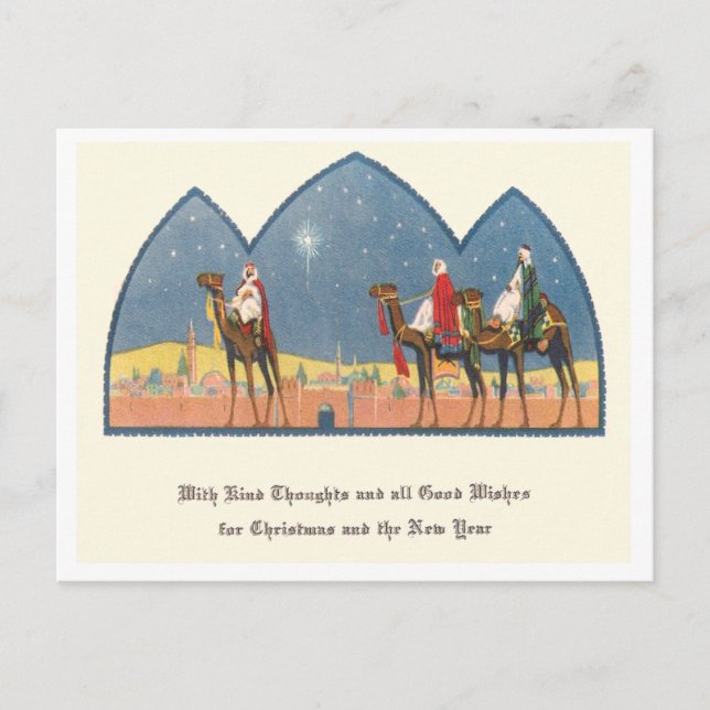 Postal Festiva Vintage Christmas (Anverso)