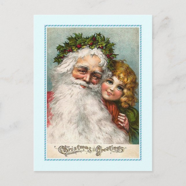 Postal Festiva Vintage Christmas (Anverso)