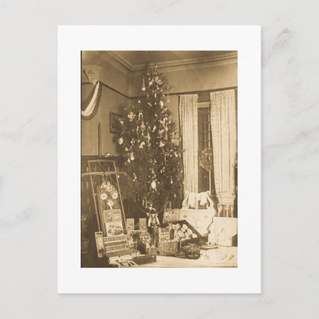 Postal Festiva Vintage Christmas 1906 (Anverso)