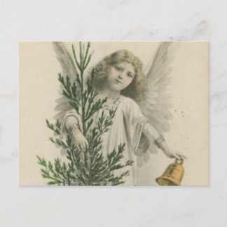 Postal Festiva Vintage Christmas Angel