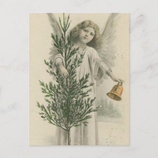 Postal Festiva Vintage Christmas Angel