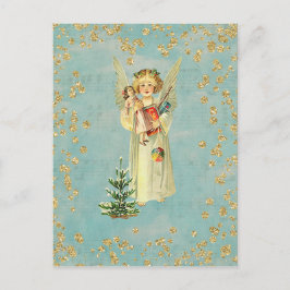 Postal Festiva Vintage Christmas Angel