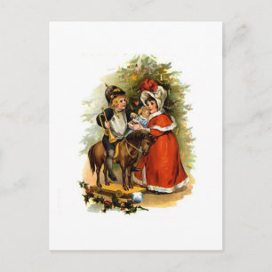 Postal Festiva Vintage Christmas Children