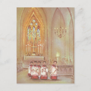 Postal Festiva Vintage Christmas Choir