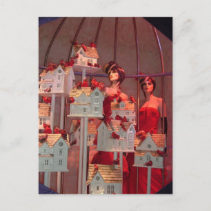 Postal Festiva Vintage Christmas in New York Window Display