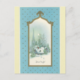 Postal Festiva Vintage Christmas Silent Night