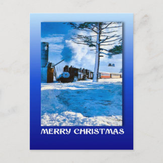 Postal Festiva Vintage Christmas, Steaming through the snow
