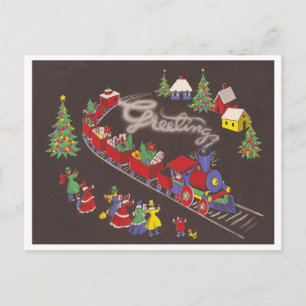 Postal Festiva Vintage Christmas Train