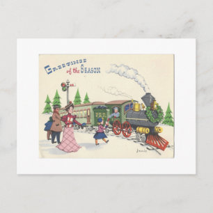 Postal Festiva Vintage Christmas Train