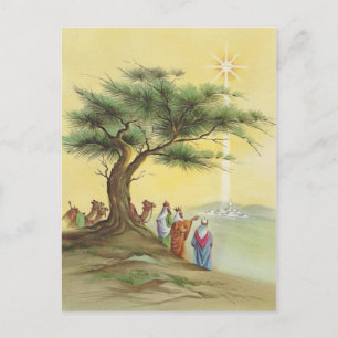 Postal Festiva Vintage Christmas Wise Men