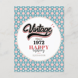 Postal Festiva Vintage desde 1972