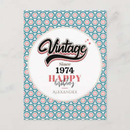 Postal Festiva Vintage desde 1974