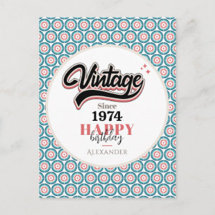 Postal Festiva Vintage desde 1974