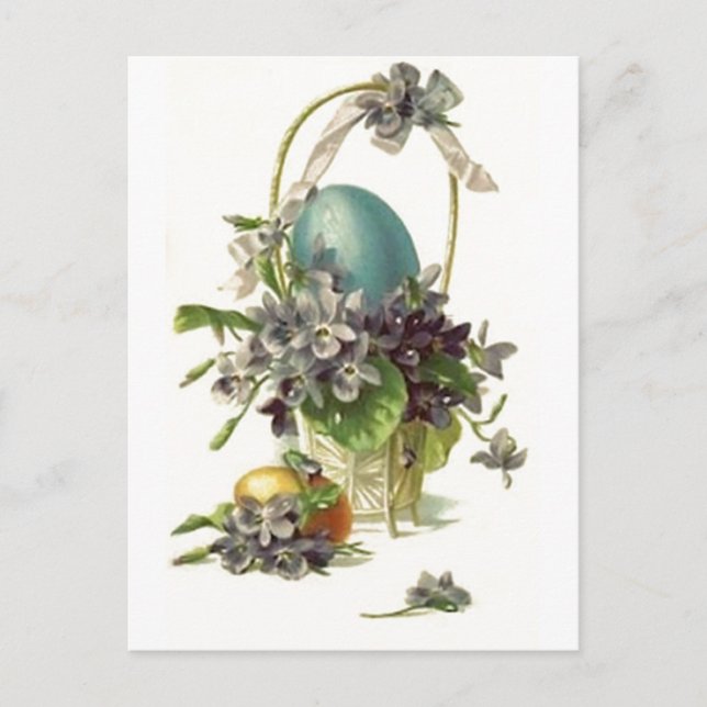 Postal Festiva Vintage Easter Basket (Anverso)