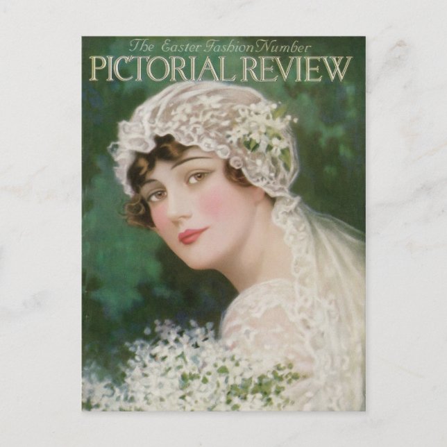 Postal Festiva Vintage Easter Bride (Anverso)