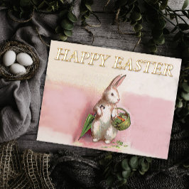 Postal Festiva Vintage Easter Bunny Greet