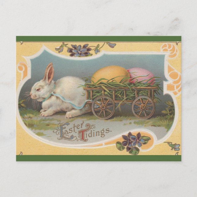 Postal Festiva Vintage Easter Tidings (Anverso)