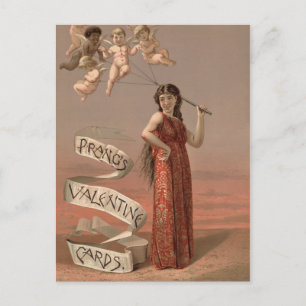 Postal Festiva Vintage: El día de San Valentín -