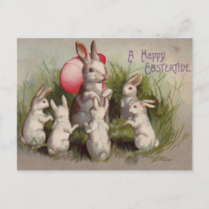 Postal Festiva Vintage Festividad de Pascua