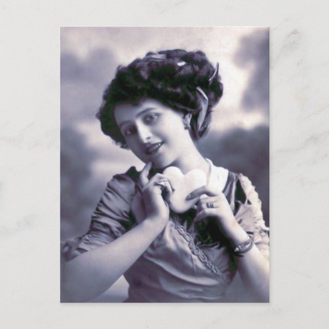 Postal Festiva "Vintage French Valentine" (Anverso)