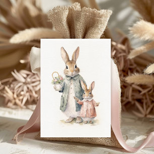 Postal Festiva Vintage Holidays Bunny