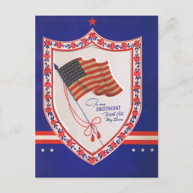 Postal Festiva Vintage Military Valentine (Anverso)