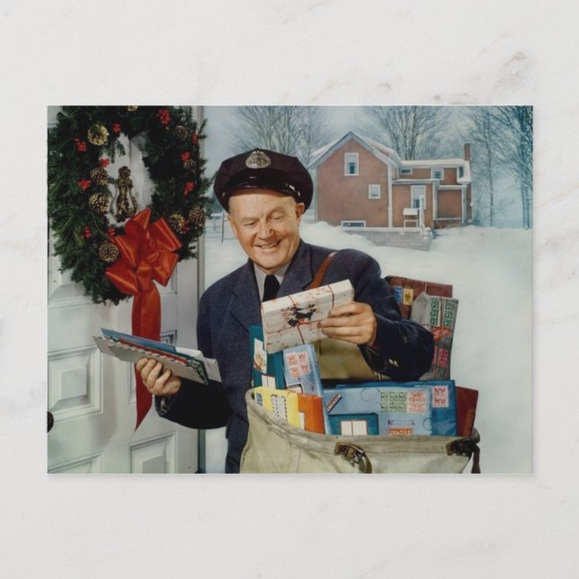 Postal Festiva Vintage : Navidades - (Anverso)