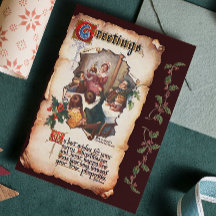 Vintage Navidades de Dickens victorianos Carol Gre