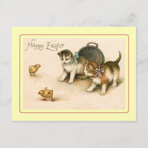 Postal Festiva Vintage Pascua