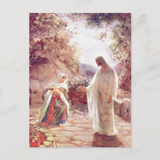 Postal Festiva Vintage : Pascua - (Anverso)