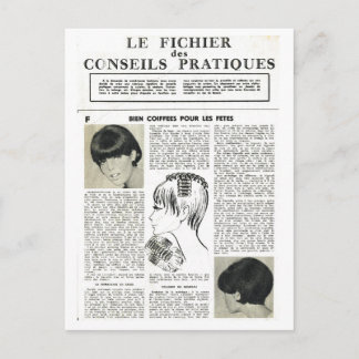 Postal Festiva Vintage, retro hair styles for the holiday season