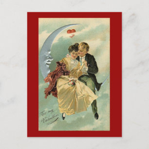 Postal Festiva Vintage Romantic Valentine (3)