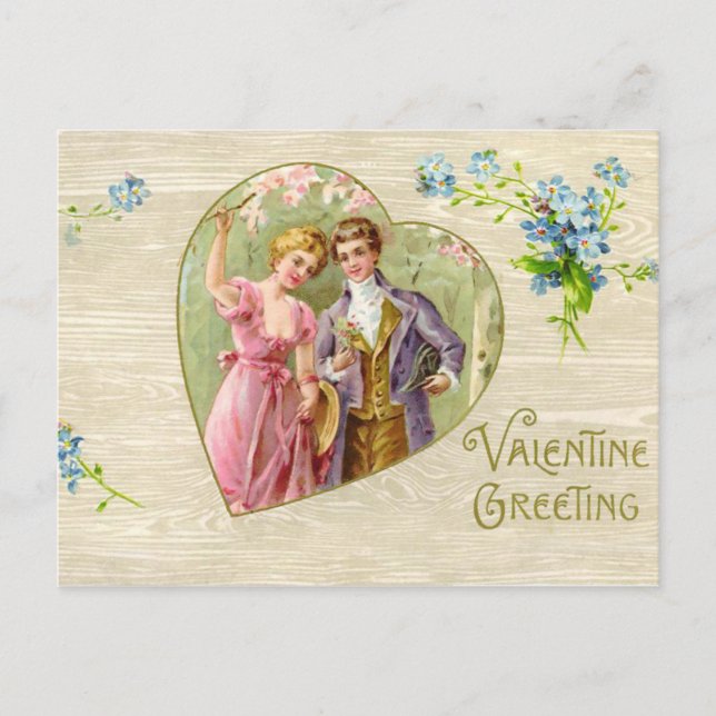 Postal Festiva Vintage Saperarts Valentcard (Anverso)
