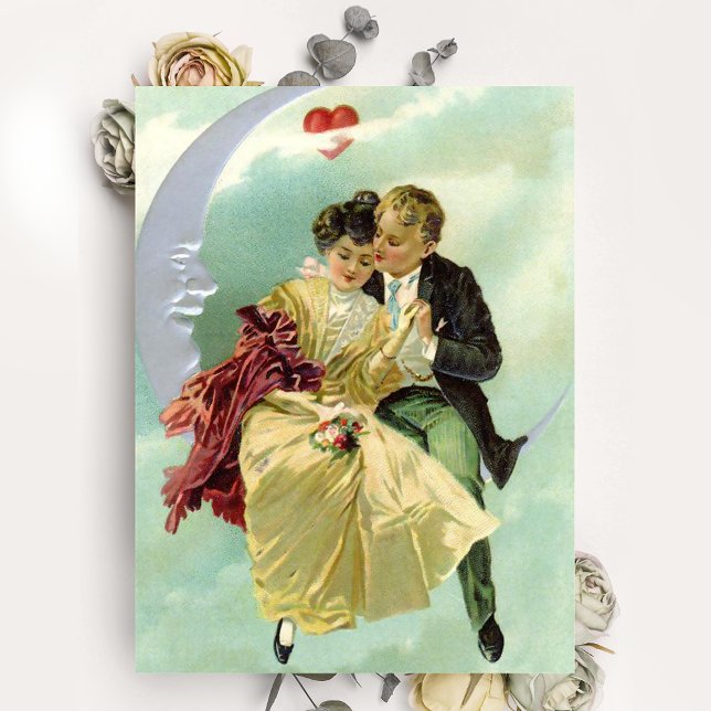 Postal Festiva Vintage Saperarts Valentcard (Subido por el creador)