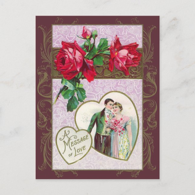 Postal Festiva Vintage Saperarts Valentcard (Anverso)