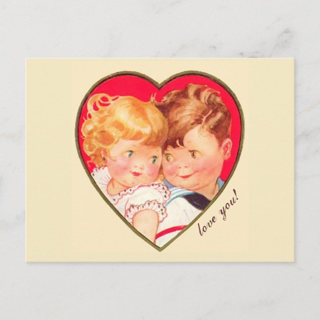 Postal Festiva Vintage Saperarts Valentine (Anverso)