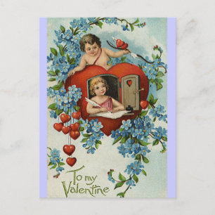 Postal Festiva Vintage To My Valentine