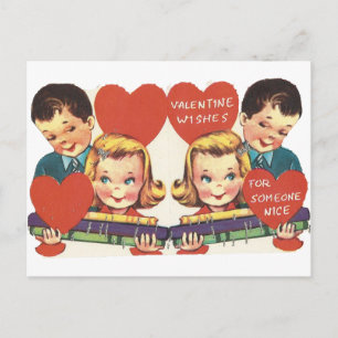 Postal Festiva Vintage Toy Train Valentine