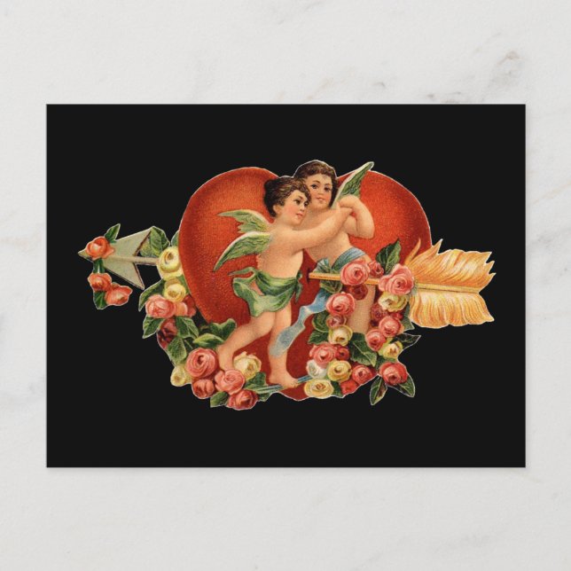 Postal Festiva Vintage Valentine (Anverso)