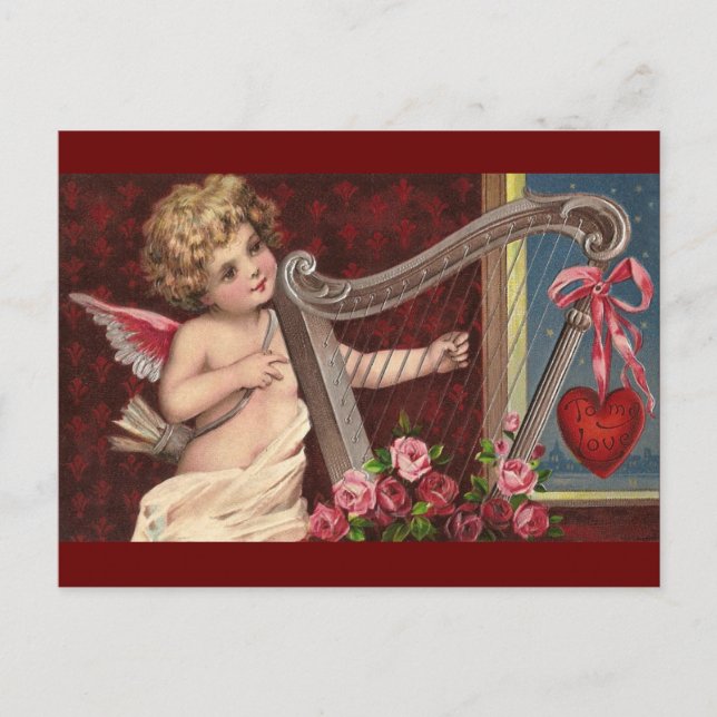 Postal Festiva Vintage Valentine (Anverso)