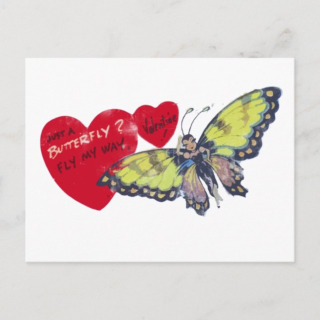 Postal Festiva Vintage Valentine (Anverso)