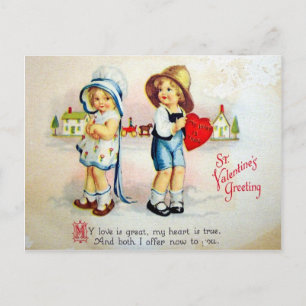 Postal Festiva Vintage Valentine