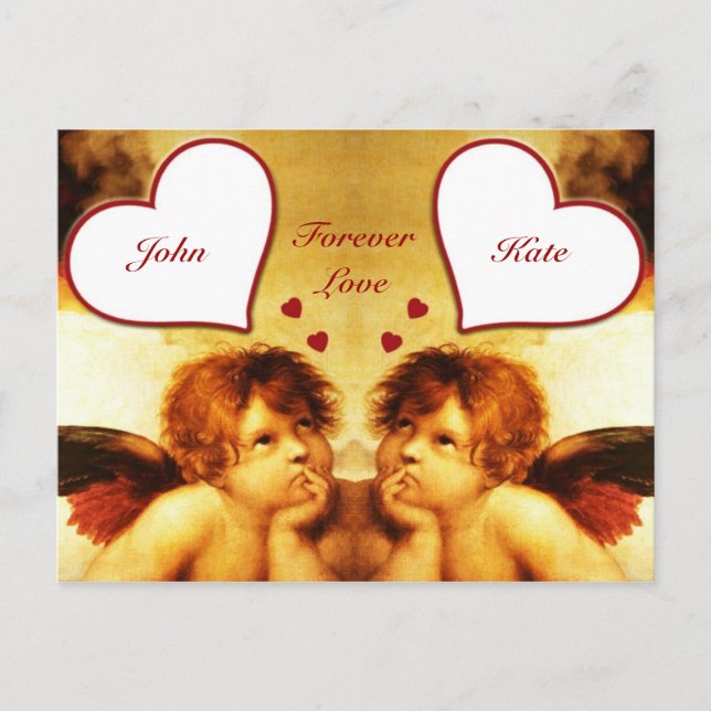 Postal Festiva Vintage Valentine Cupids (Anverso)