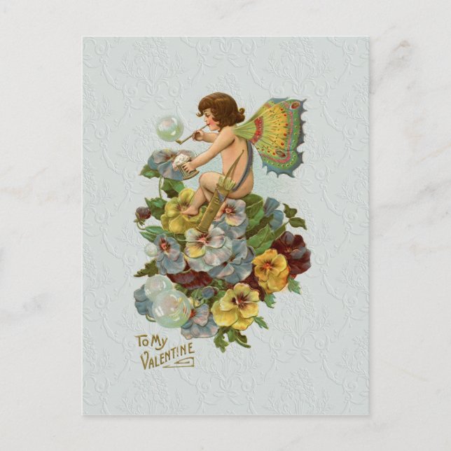 Postal Festiva Vintage Valentine Fairy (Anverso)