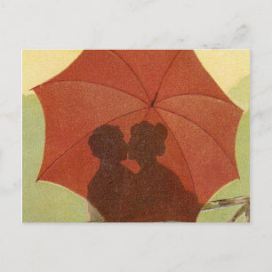 Postal Festiva ¡Vintage Valentine Kiss!