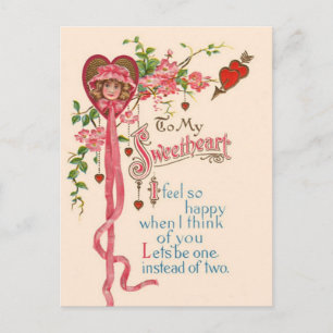 Postal Festiva Vintage Valentine Poem